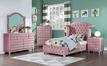 Load image into Gallery viewer, Zohar Queen & Twin Bed Black, Grey, & Pink