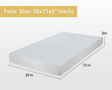 Load image into Gallery viewer, Artemisia 8" Memory Foam Mattress White