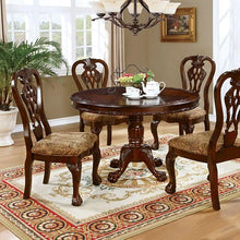 Load image into Gallery viewer, Elana Brown Cherry Round Dining Table
