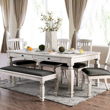 Load image into Gallery viewer, Georgia 6 Pc Dining Table Set with Bench