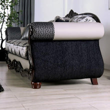 Load image into Gallery viewer, CRESPIGNANO Loveseat, Black/Gray