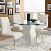 Load image into Gallery viewer, Mauna White Round Dining Table