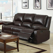Load image into Gallery viewer, Oxford Rustic Dark Brown Motion Sofa