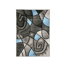 Load image into Gallery viewer, Sivas Charcoal Blue 5' X 8' Area Rug
