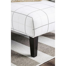 Load image into Gallery viewer, Dorset Ivory/Pattern Ottoman