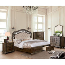 Load image into Gallery viewer, Persephone Rustic Natural Tone Night Stand