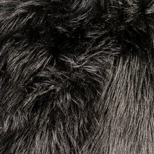 Load image into Gallery viewer, Jet Black 20" X 20" Pillow, Fur Black (2/CTN)