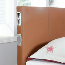 Load image into Gallery viewer, Evans E.King & Cal.King Bed Espressso, White, & Camel
