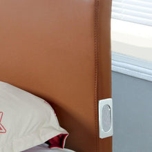 Load image into Gallery viewer, Evans E.King & Cal.King Bed Espressso, White, & Camel