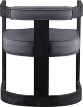 Load image into Gallery viewer, Regency Grey Velvet Dining Chair