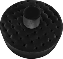 Load image into Gallery viewer, Banquet Black Velvet Ottoman/Bench