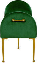 Load image into Gallery viewer, Owen Green Velvet Bench