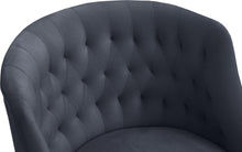 Load image into Gallery viewer, Arden Grey Velvet Office Chair