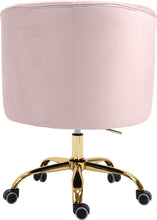 Load image into Gallery viewer, Arden Pink Velvet Office Chair