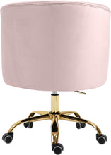 Load image into Gallery viewer, Arden Pink Velvet Office Chair