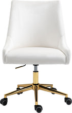 Load image into Gallery viewer, Karina Cream Velvet Office Chair