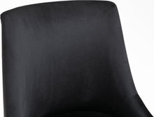 Load image into Gallery viewer, Karina Black Velvet Office Chair