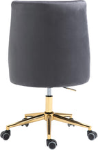 Load image into Gallery viewer, Karina Grey Velvet Office Chair