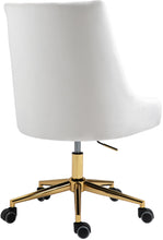 Load image into Gallery viewer, Karina Cream Velvet Office Chair