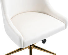 Load image into Gallery viewer, Karina Cream Velvet Office Chair