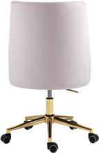 Load image into Gallery viewer, Karina Pink Velvet Office Chair
