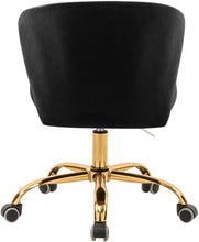 Load image into Gallery viewer, Finley Black Velvet Office Chair