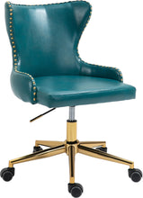 Load image into Gallery viewer, Hendrix Blue Faux Leather Office Chair