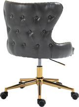 Load image into Gallery viewer, Hendrix Grey Faux Leather Office Chair