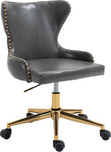Load image into Gallery viewer, Hendrix Grey Faux Leather Office Chair