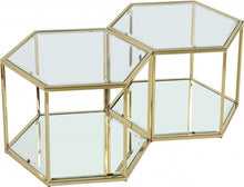 Load image into Gallery viewer, Sei Brushed Gold Coffee Table
