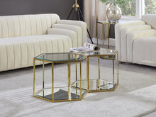 Load image into Gallery viewer, Sei Brushed Gold Coffee Table