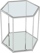 Load image into Gallery viewer, Sei Brushed Chrome End Table