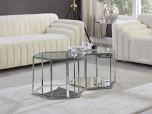 Load image into Gallery viewer, Sei Chrome Coffee Table