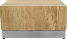 Load image into Gallery viewer, Acacia Chrome Coffee Table