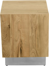 Load image into Gallery viewer, Acacia Chrome End Table
