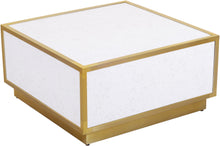 Load image into Gallery viewer, Glitz White Faux Marble Coffee Table