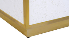 Load image into Gallery viewer, Glitz White Faux Marble Coffee Table