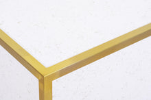 Load image into Gallery viewer, Glitz White Faux Marble Coffee Table