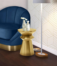 Load image into Gallery viewer, Jai Brushed Gold End Table