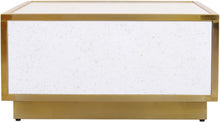Load image into Gallery viewer, Glitz White Faux Marble Coffee Table