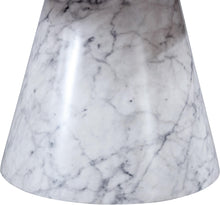 Load image into Gallery viewer, Omni White Faux Marble Coffee Table