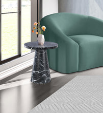 Load image into Gallery viewer, Omni Black Faux Marble End Table