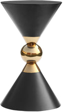 Load image into Gallery viewer, Malia Black / Gold End Table