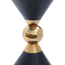 Load image into Gallery viewer, Malia Black / Gold End Table