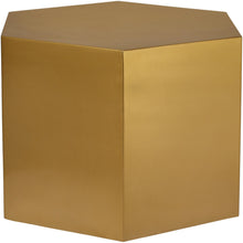Load image into Gallery viewer, Hexagon Brushed Gold Coffee Table