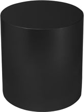 Load image into Gallery viewer, Cylinder Matte Black End Table