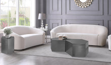 Load image into Gallery viewer, Hexagon Brushed Chrome End Table