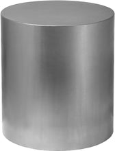 Load image into Gallery viewer, Cylinder Brushed Chrome End Table