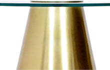 Load image into Gallery viewer, Glassimo Brushed Gold Coffee Table