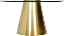 Load image into Gallery viewer, Glassimo Brushed Gold Coffee Table